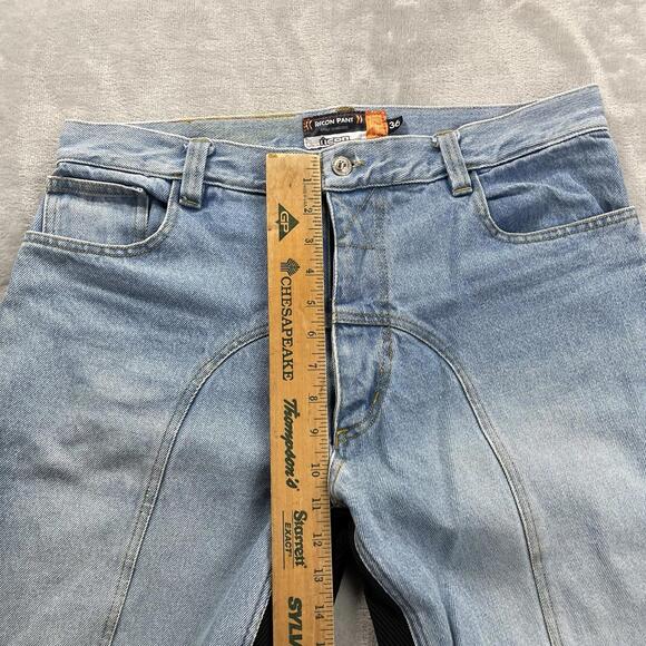 Icon Recon Jeans Men's 36x32 Light Wash Asphalt Technologies Motorcycle Riding - Picture 13 of 15